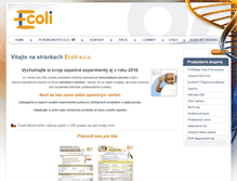 Tablet Screenshot of ecoli.sk